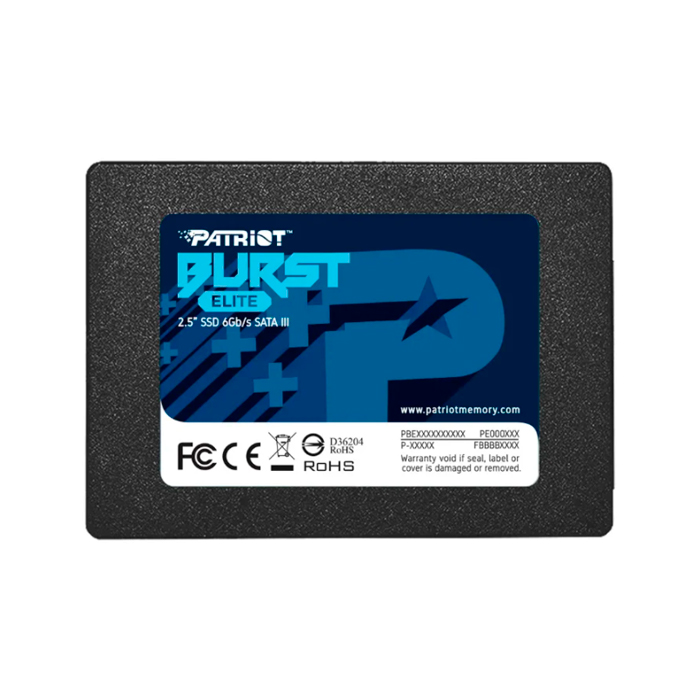 SSD накопитель Patriot Memory Burst Elite 2.5" 960 ГБ (PBE960GS25SSDR) - купить в Техно Князь, цена на Мегамаркет