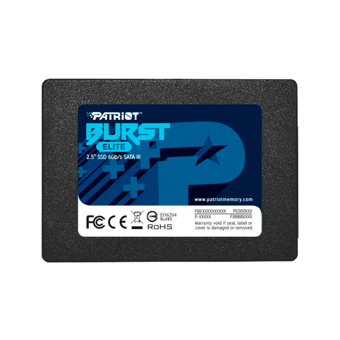 SSD накопитель Patriot Memory Burst Elite 2.5" 480 ГБ (PBE480GS25SSDR) - купить в Мегамаркет Москва Томилино, цена на Мегамаркет