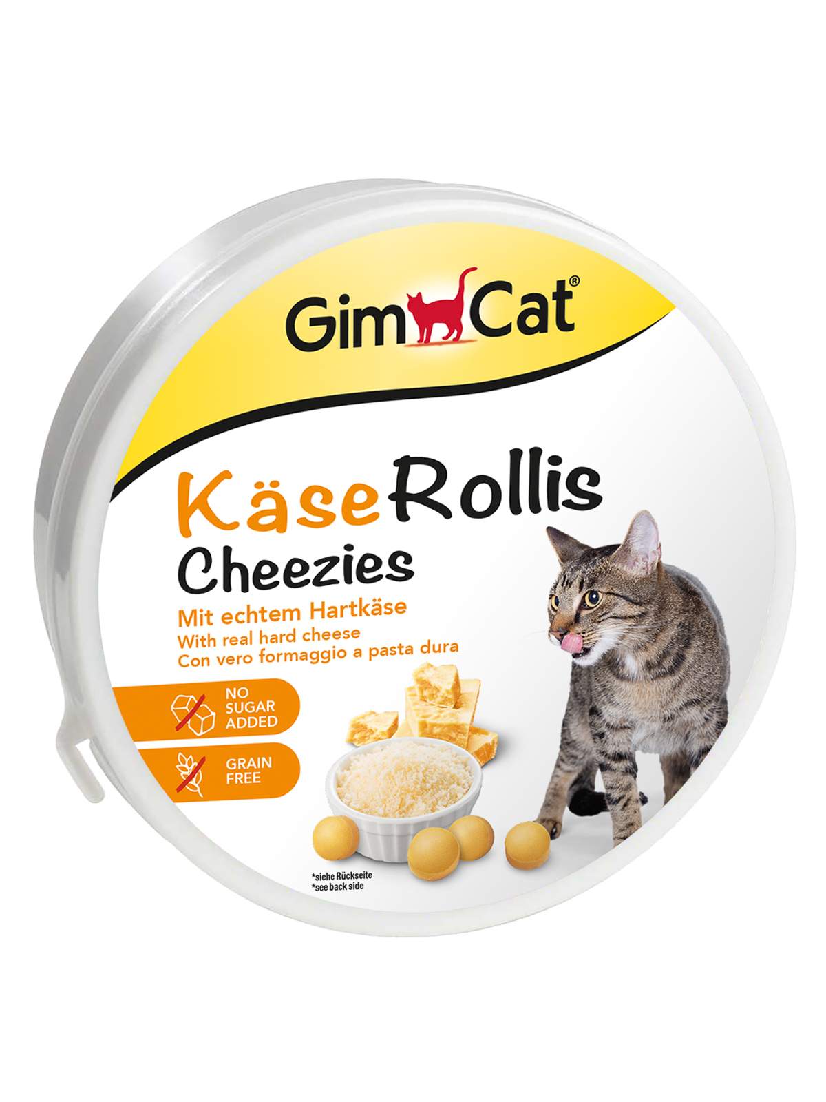 Лакомство для кошек GimCat Сырные ролики, 200 г