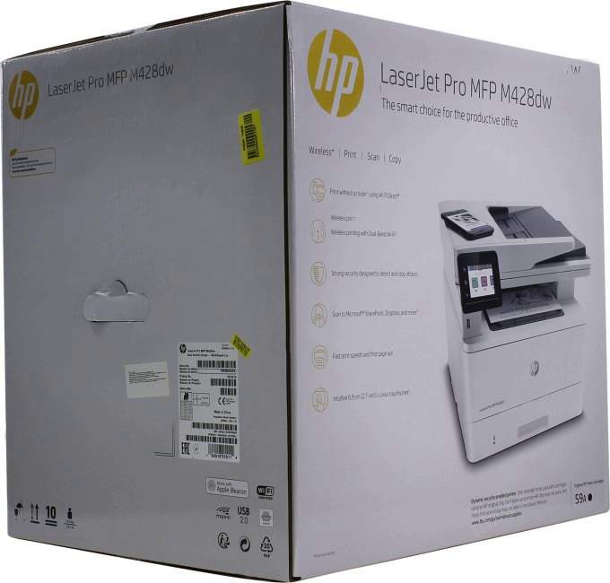МФУ HP LaserJet Pro M428fdw (W1A30A), купить в Москве, цены в интернет-магазинах на Мегамаркет