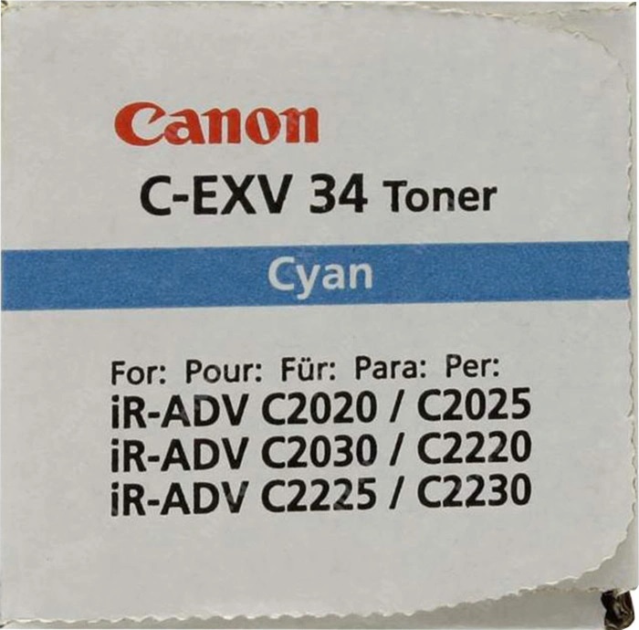 Картридж для лазерного принтера Canon C-EXV34С 3783B002