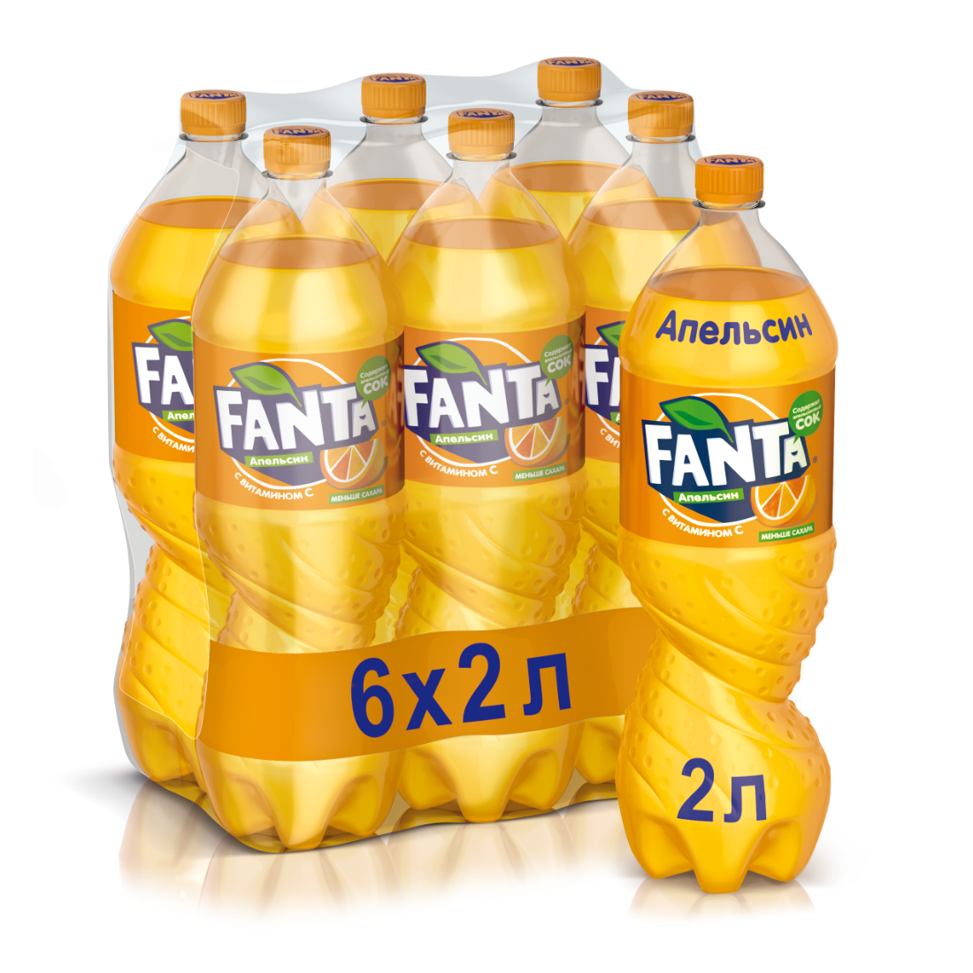 Газированный напиток Fanta апельсин 2 л - купить в Import Trade, цена на Мегамаркет