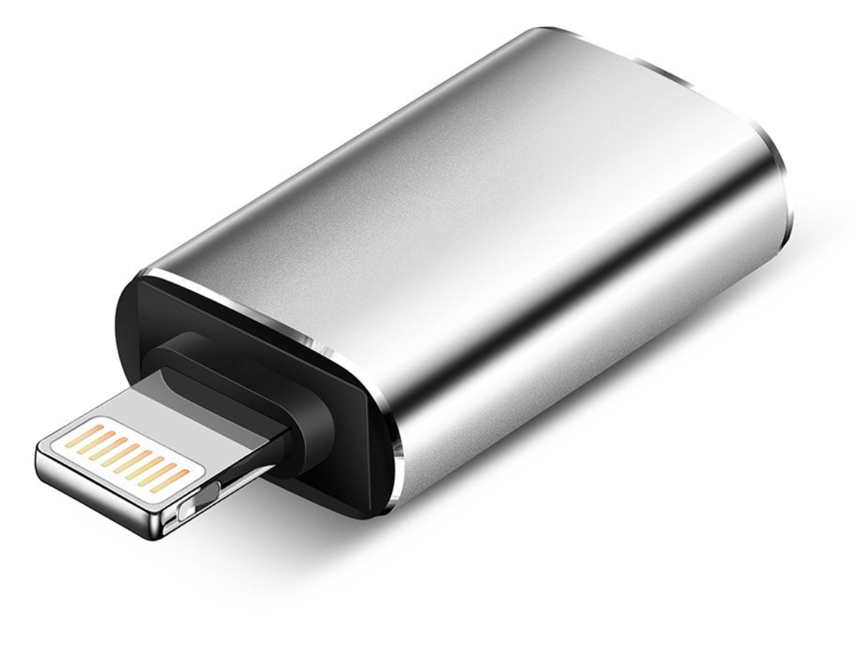 Адаптер переходник Lightning - USB OTG для iPhone, iPad, алюминиевый, купить  в Москве, цены в интернет-магазинах на Мегамаркет