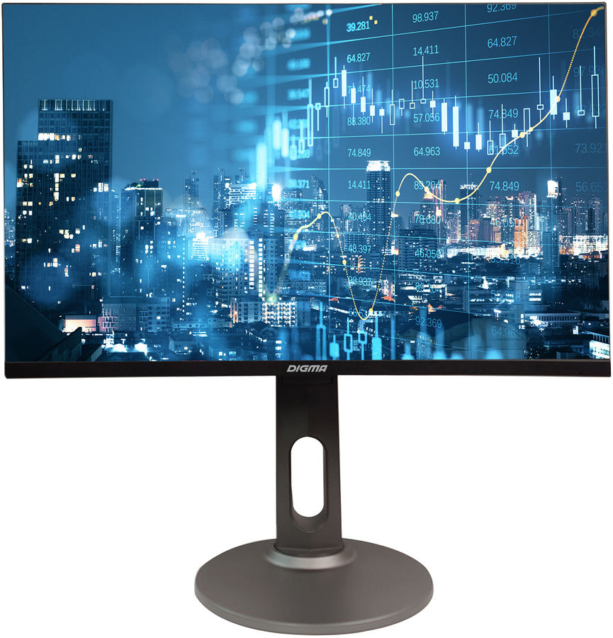 23.8" Монитор DIGMA DM-MONB2407 Silver/ Black 75Hz 1920x1080 IPS, купить в Москве, цены в интернет-магазинах на Мегамаркет