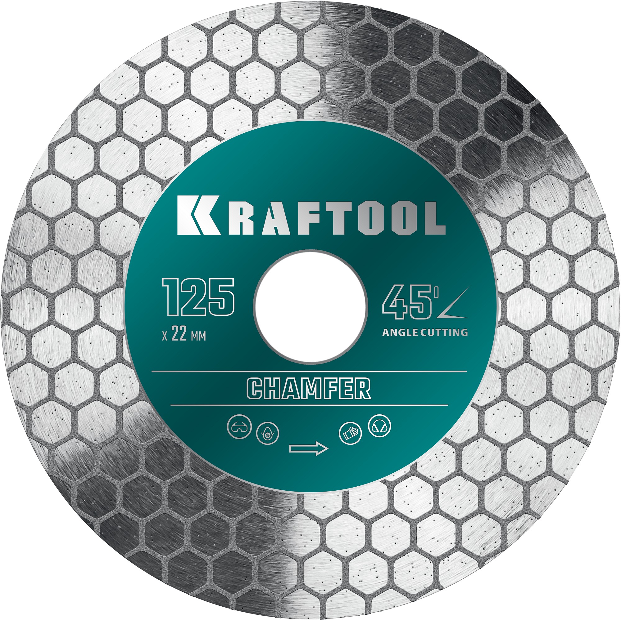 Шлифовально-отрезной алмазный диск KRAFTOOL CHAMFER, 36689-12,(125 мм, 22.2 мм, 25х1.6 мм) - купить в ООО «Ситистройресурс», цена на Мегамаркет