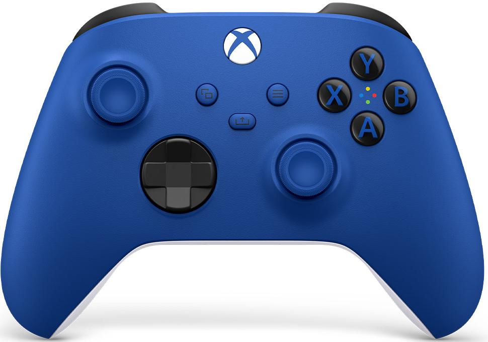 Геймпад беспроводной Microsoft Wireless Controller Shock Blue, купить в Москве, цены в интернет-магазинах на Мегамаркет