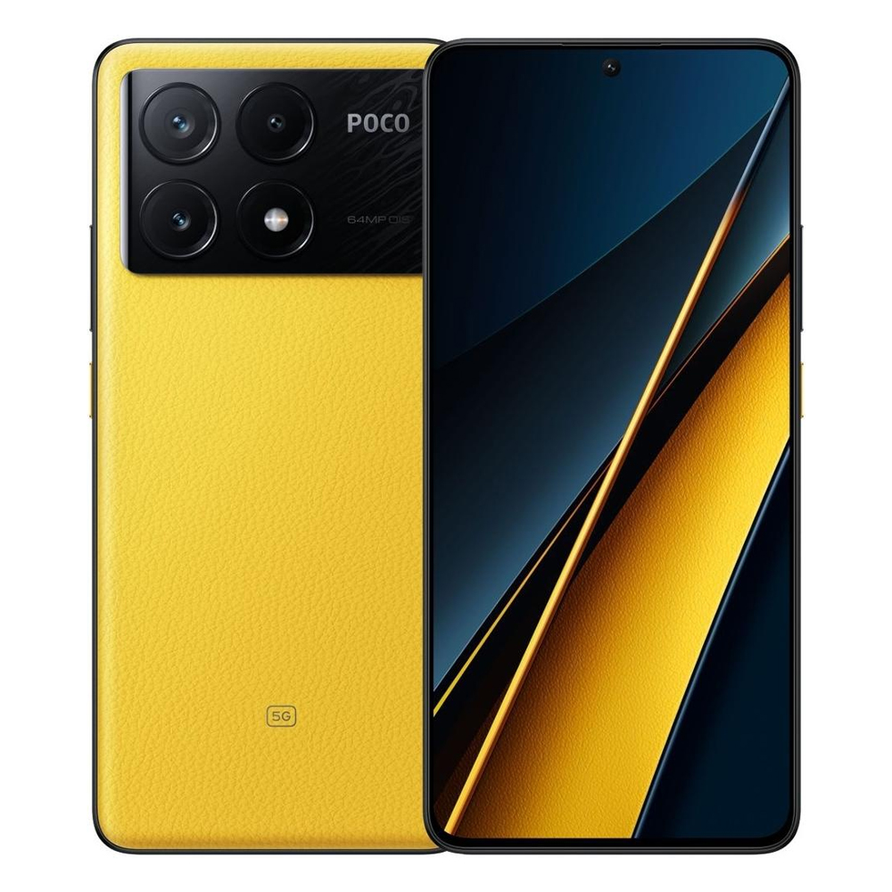 Смартфон POCO X6 Pro 8/256GB Yellow (2311DRK49G), купить в Москве, цены в интернет-магазинах на Мегамаркет