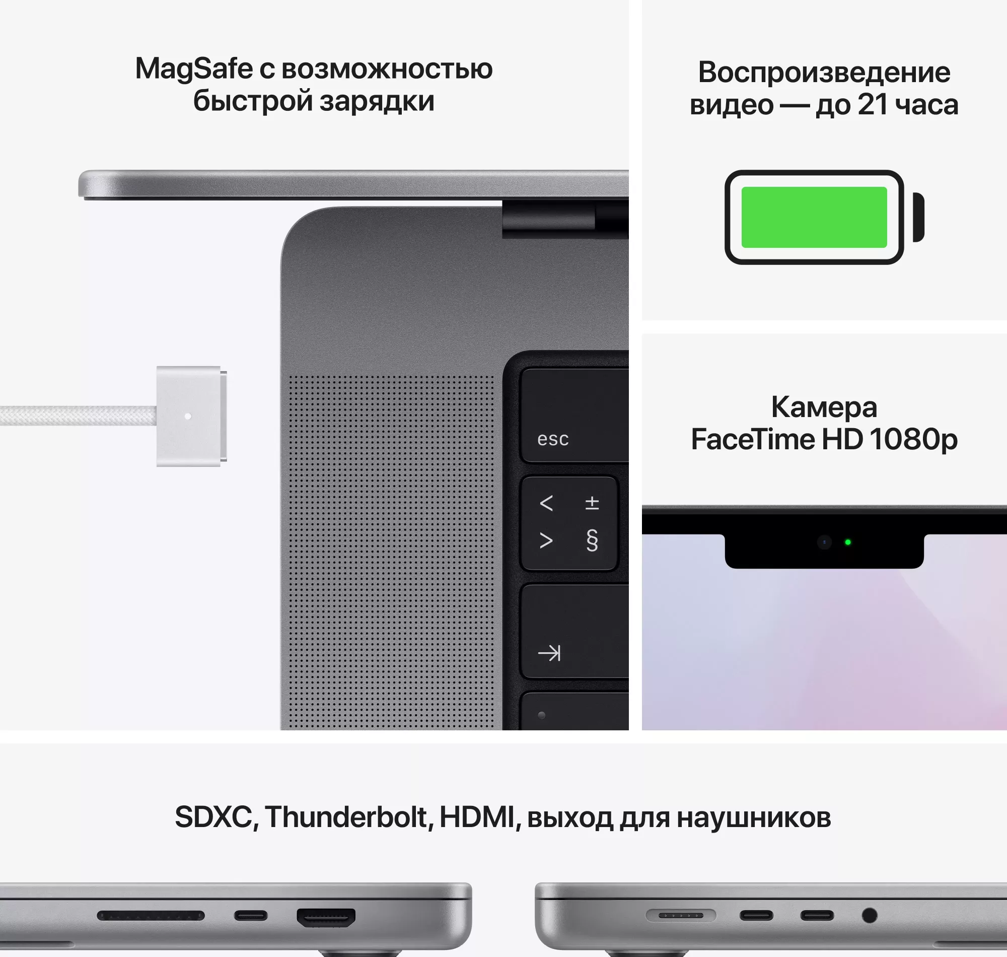 Ноутбук Apple MacBook Pro 16 M1 Pro/16Gb/512Gb (MK183RU/A)
