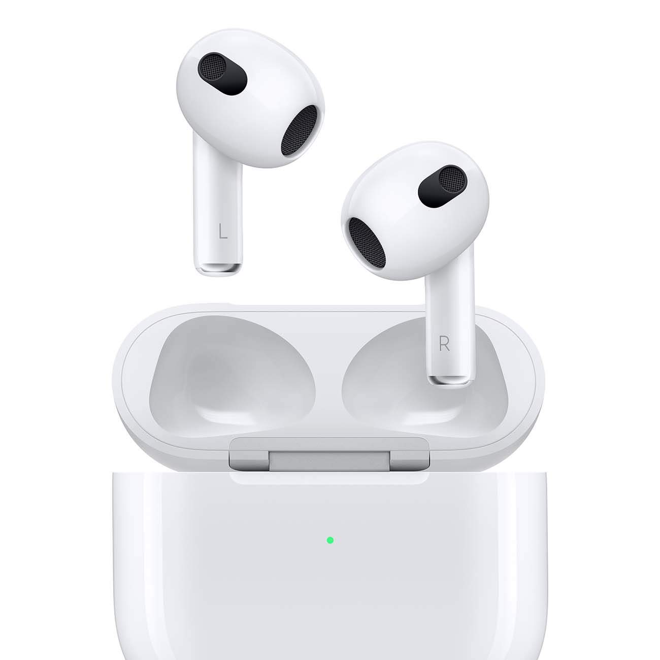 Беспроводные наушники Apple AirPods 3 with Lightning Charging Case White - купить в Мегамаркет Екб, цена на Мегамаркет