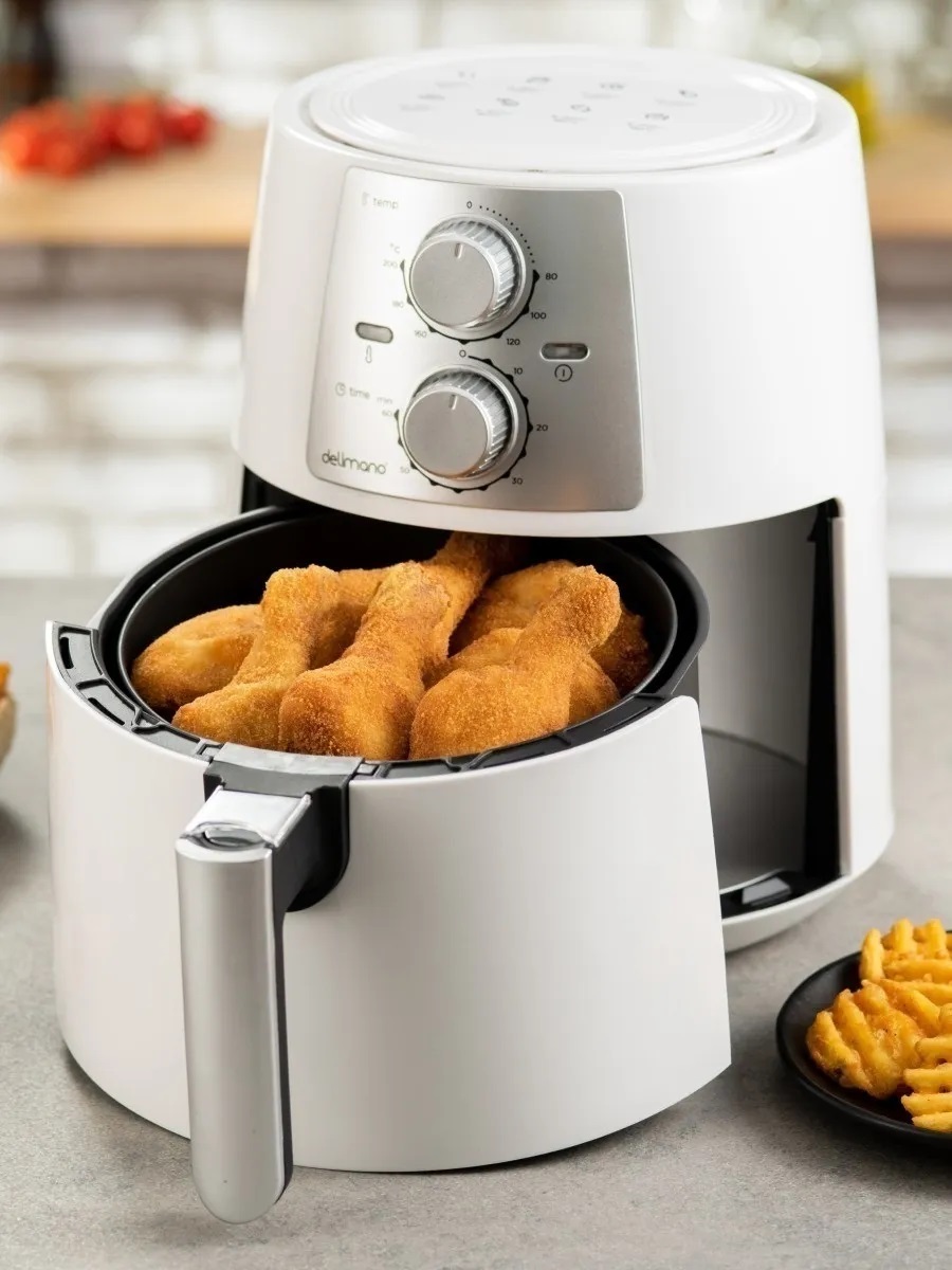 Мультипечь Delimano Air Fryer Pro White – купить в Москве, цены в  интернет-магазинах на Мегамаркет