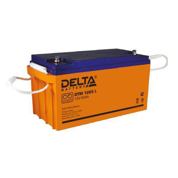 Купить аккумулятор Delta DTM 1265 L 12В 65Ач 350x167x179 мм Прямая (+-), цены на Мегамаркет | Артикул: 600001002366