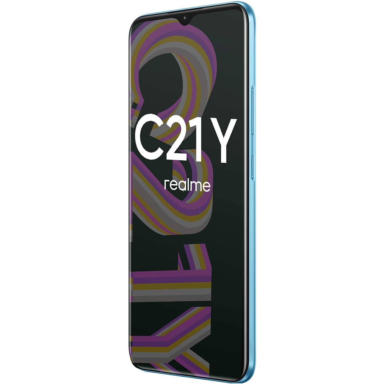 Смартфон Realme C21-Y 3/32GB Cross Blue (RMX3263) - отзывы покупателей на  маркетплейсе Мегамаркет | Артикул: 100029670599