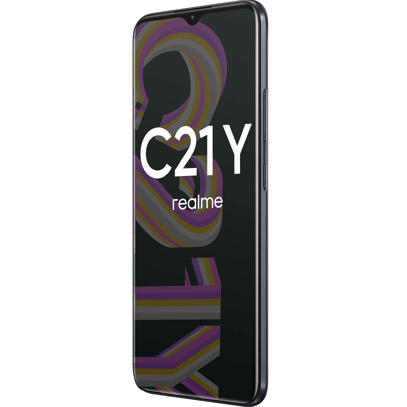 Смартфон Realme C21-Y 3/32GB Cross Black (RMX3263) - отзывы покупателей на  маркетплейсе Мегамаркет | Артикул: 100029670598