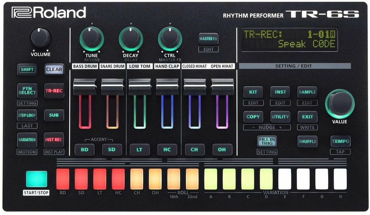 Драм-машина Roland TR-6S Rhythm Performer – купить в Москве, цены в  интернет-магазинах на Мегамаркет