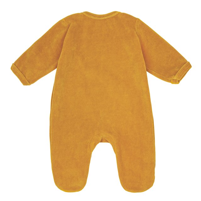 Миниатюра Комбинезон (слип) детский Amarobaby на молнии FIDGET желтый, размер 68 №8