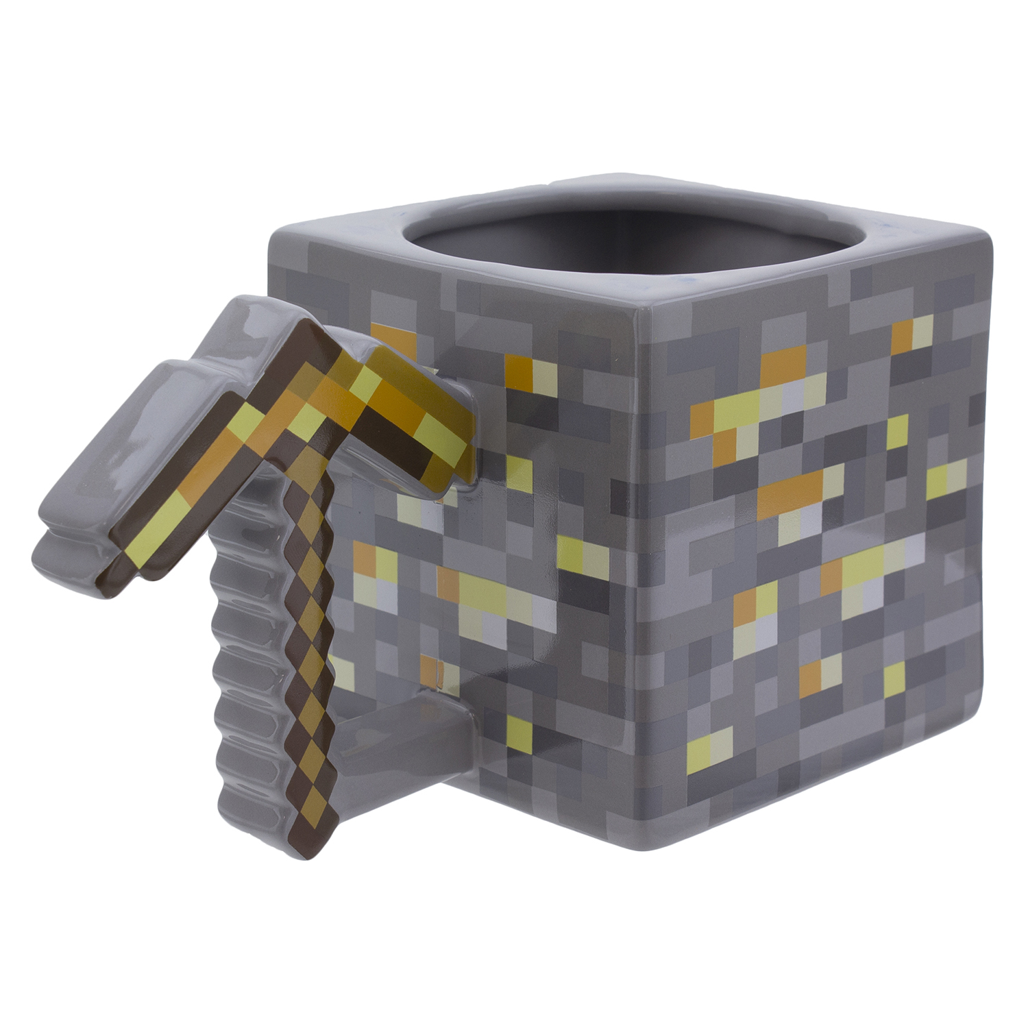Легендарные блоки. Кружка Paladone Minecraft Pickaxe Mug, 550 мл. Кружка Minecraft Pickaxe Mug. Квадратная Кружка майнкрафт. Керамика майнкрафт.