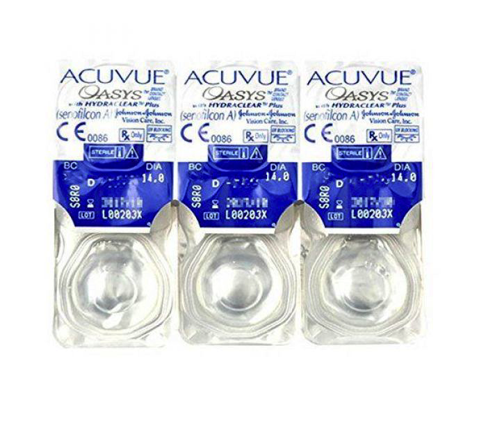 Acuvue Oasys 6 линз. Acuvue Oasys 12 линз. Линзы Acuvue штучно. Блистер для линз.