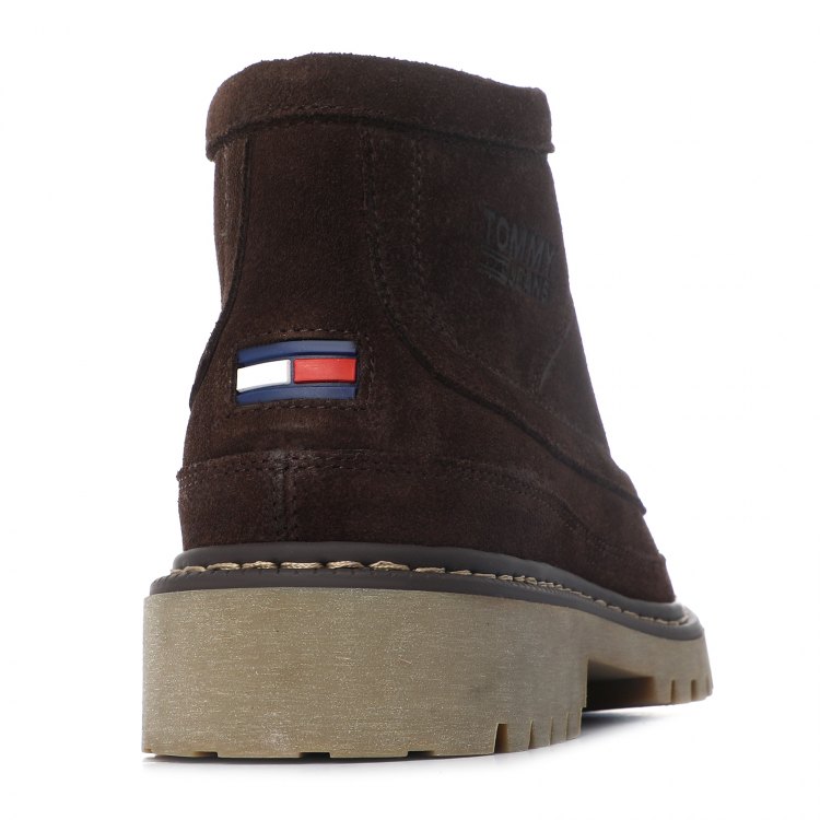 tommy jeans heritage suede boot