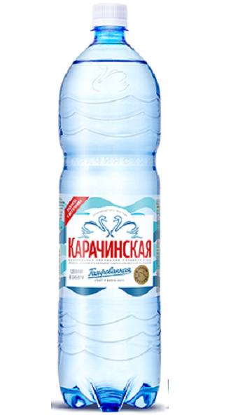 Вода минеральная Карачинская газированная 1,5 л