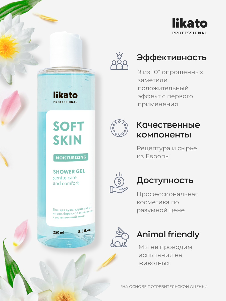 Soft skin отзывы. Likato гель для душа. Likato professional лосьон для тела Soft Skin.