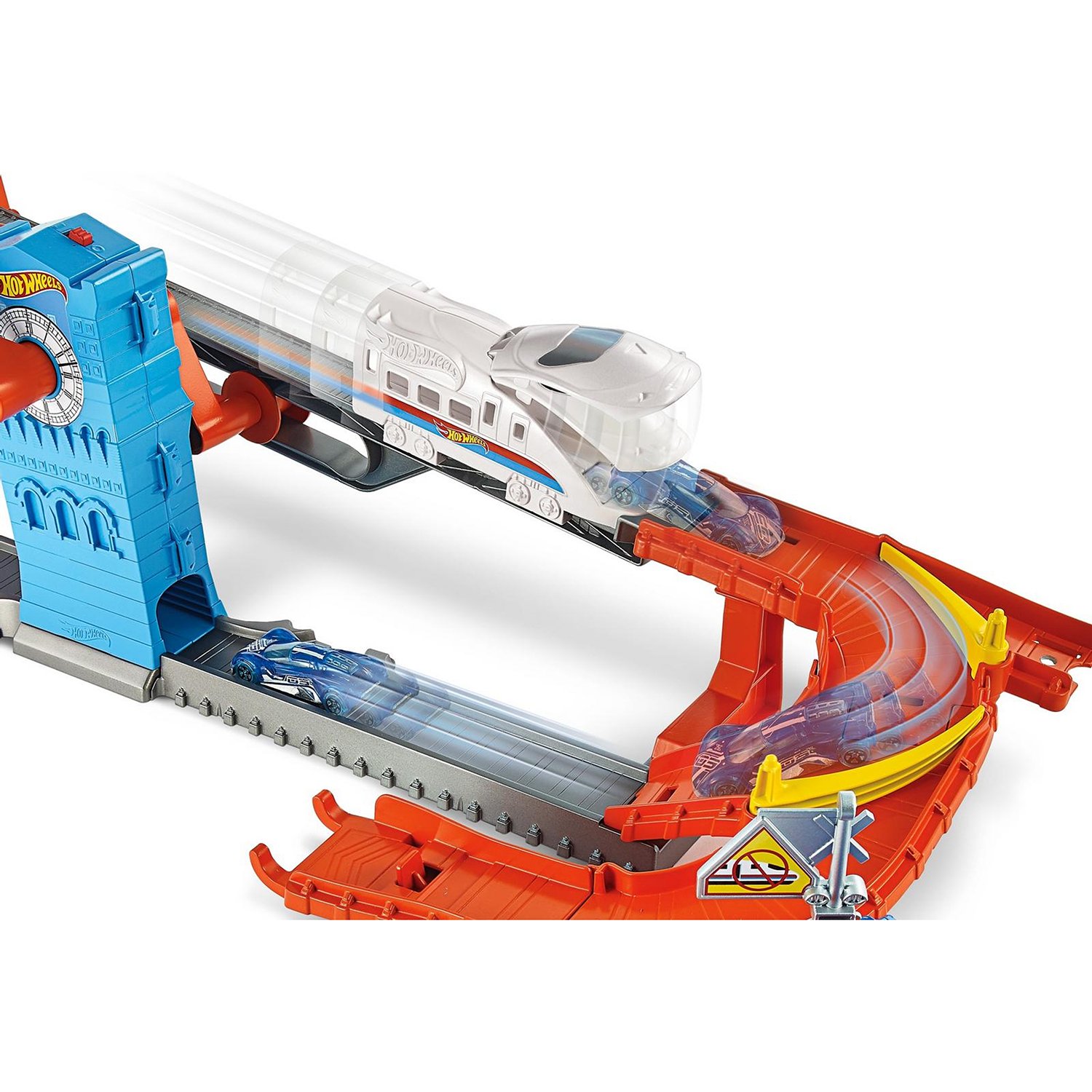 Mattel Трек Hot Wheels Stunt Train Express GRW38