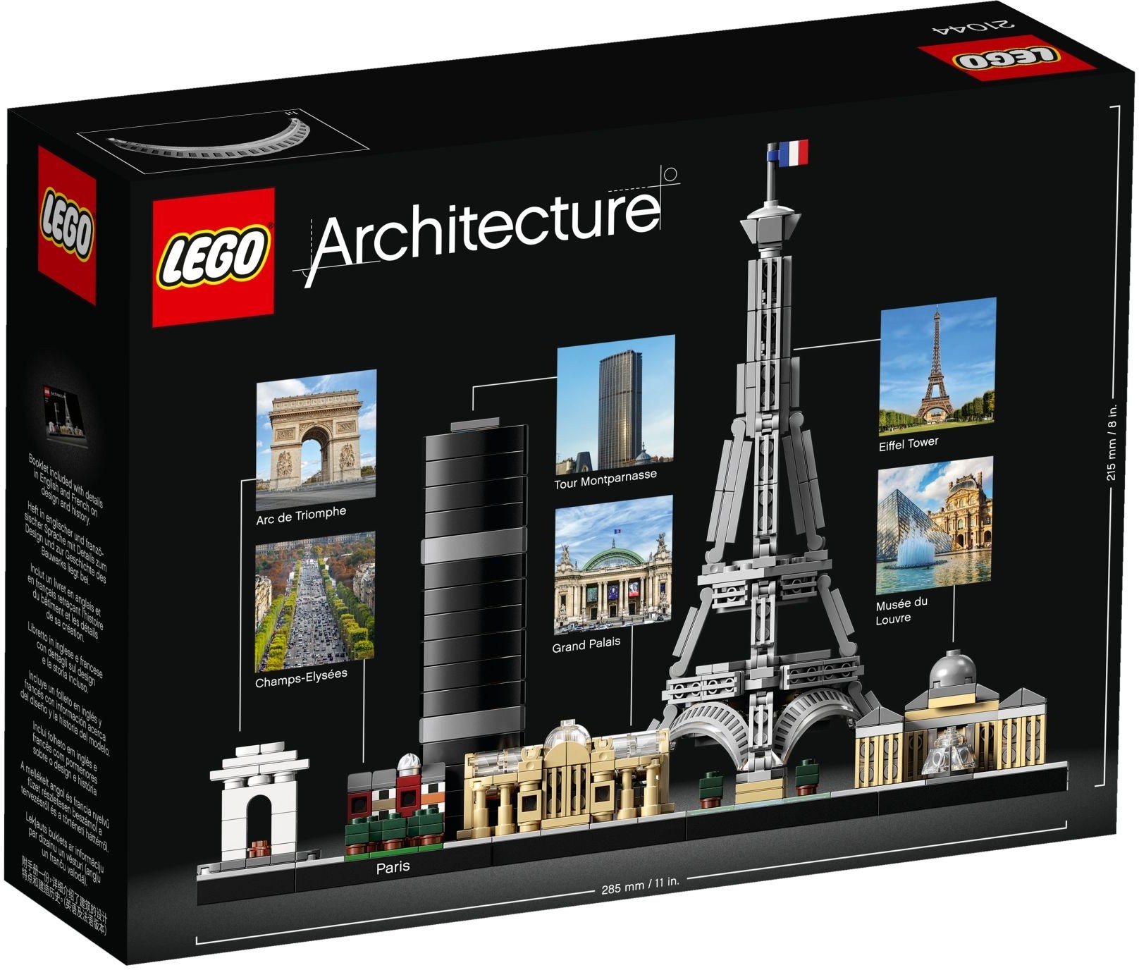 Купить конструктор LEGO Architecture 21044 Париж, цены на Мегамаркет |  Артикул: 100029255653