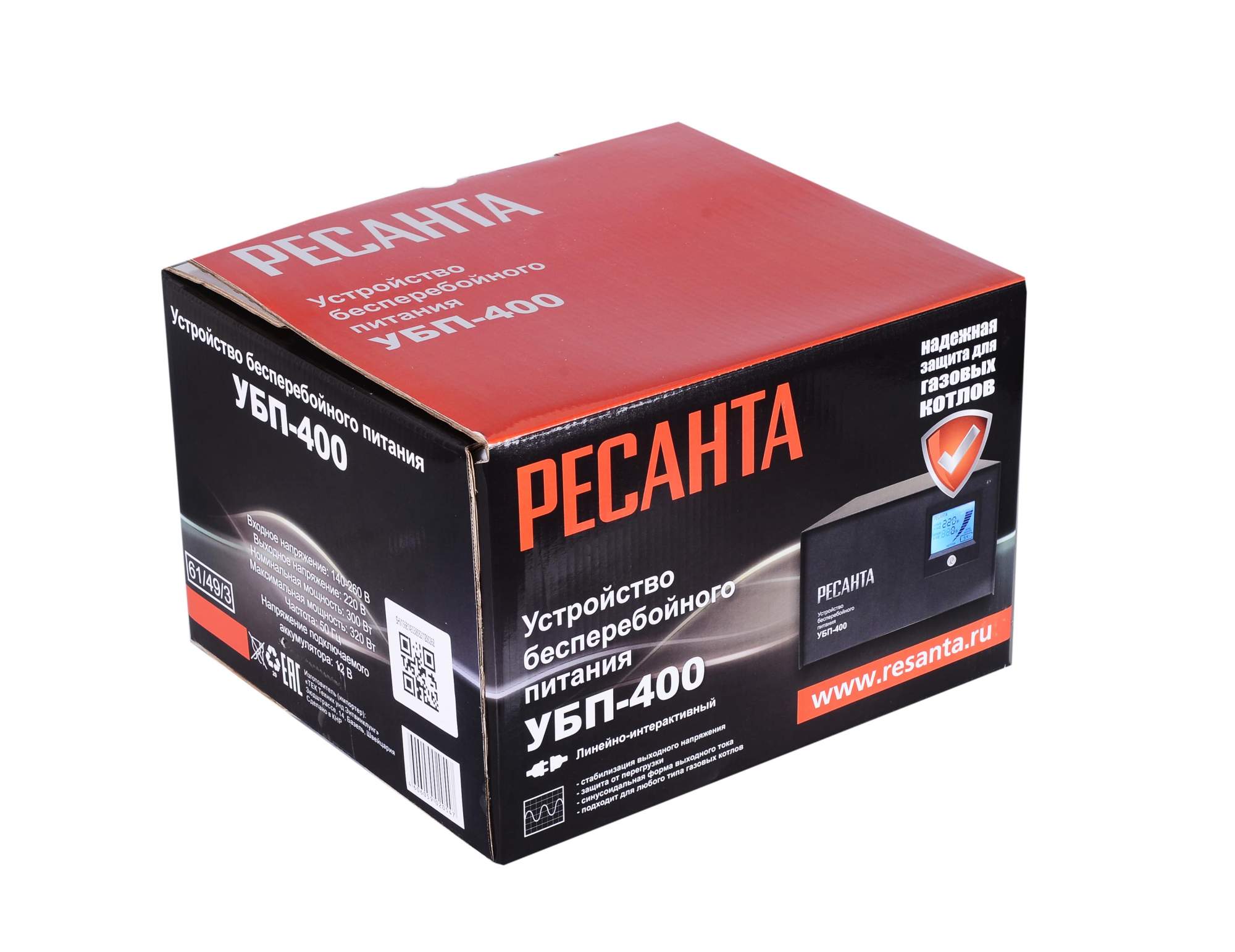 Источник бесперебойного питания Ресанта УБП-400