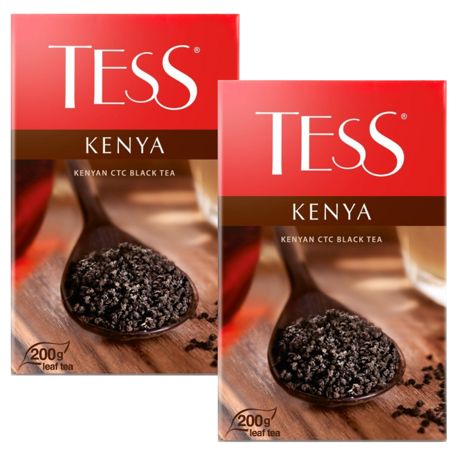 Купить чай черный листовой Tess Kenya 200 грамм 2 штуки, цены на Мегамаркет | Артикул: 600014567943