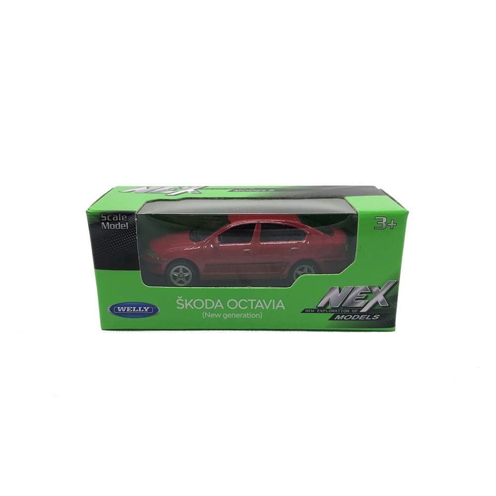 Купить машинка Welly Skoda Octavia красный набор 22B 52020-36WD 22B, цены на Мегамаркет