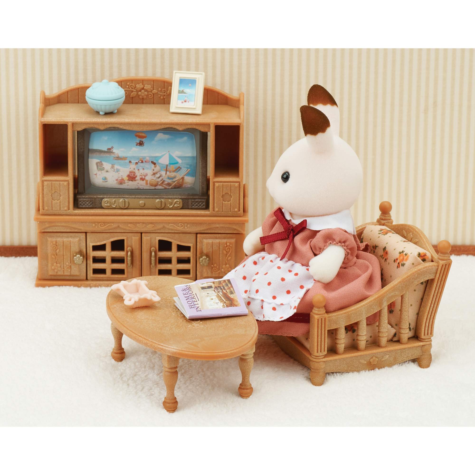 Набор sylvanian families мягкая мебель для гостиной