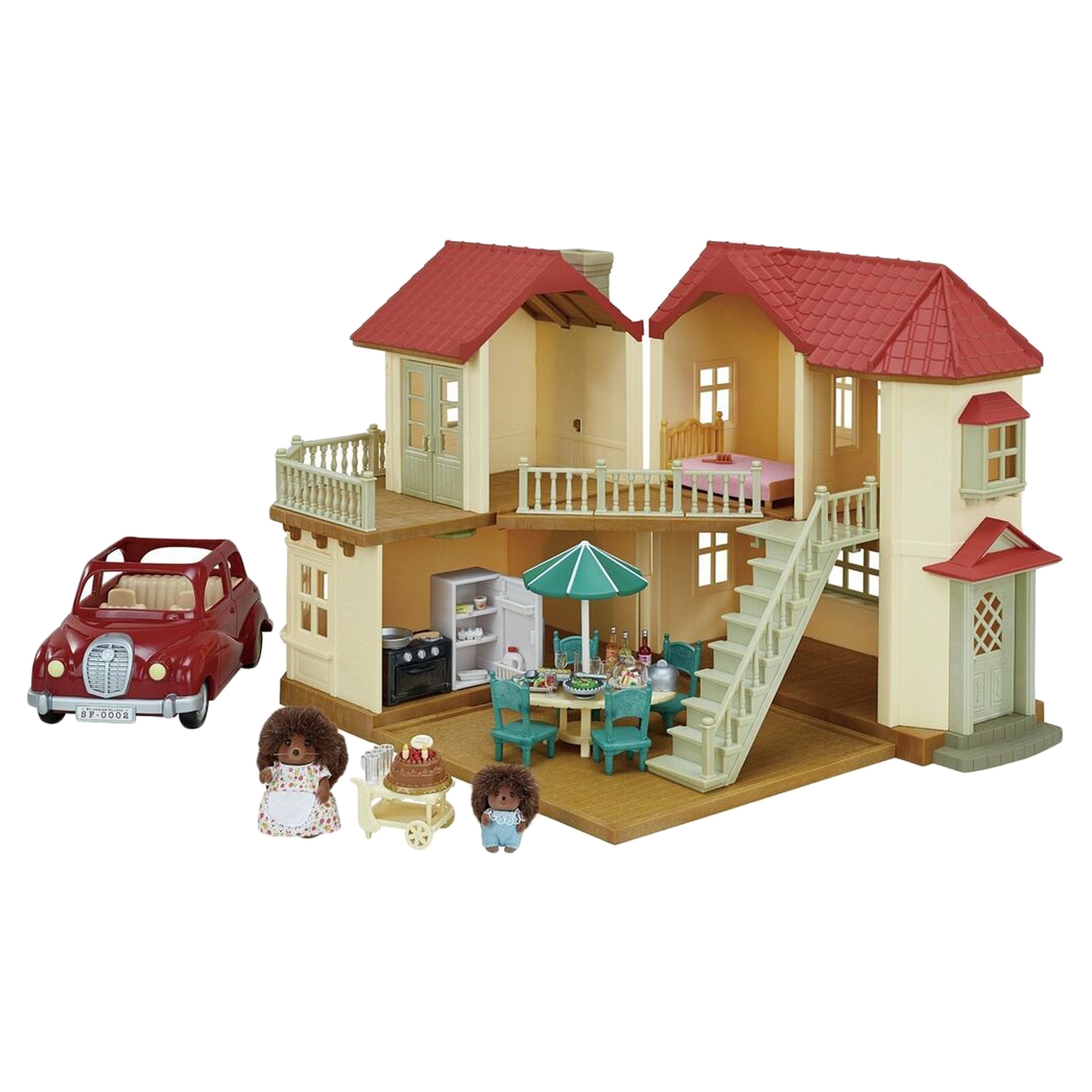 Купить игровой набор Sylvanian Families Большой дом со светом (подарочный  набор Л) 5349, цены на Мегамаркет