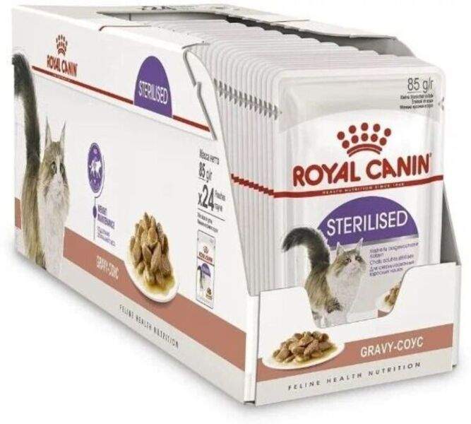 Влажный корм для кошек ROYAL CANIN STERILISED, для стерилизованных, 28шт по 85г - купить в Бетховен - Купер, цена на Мегамаркет