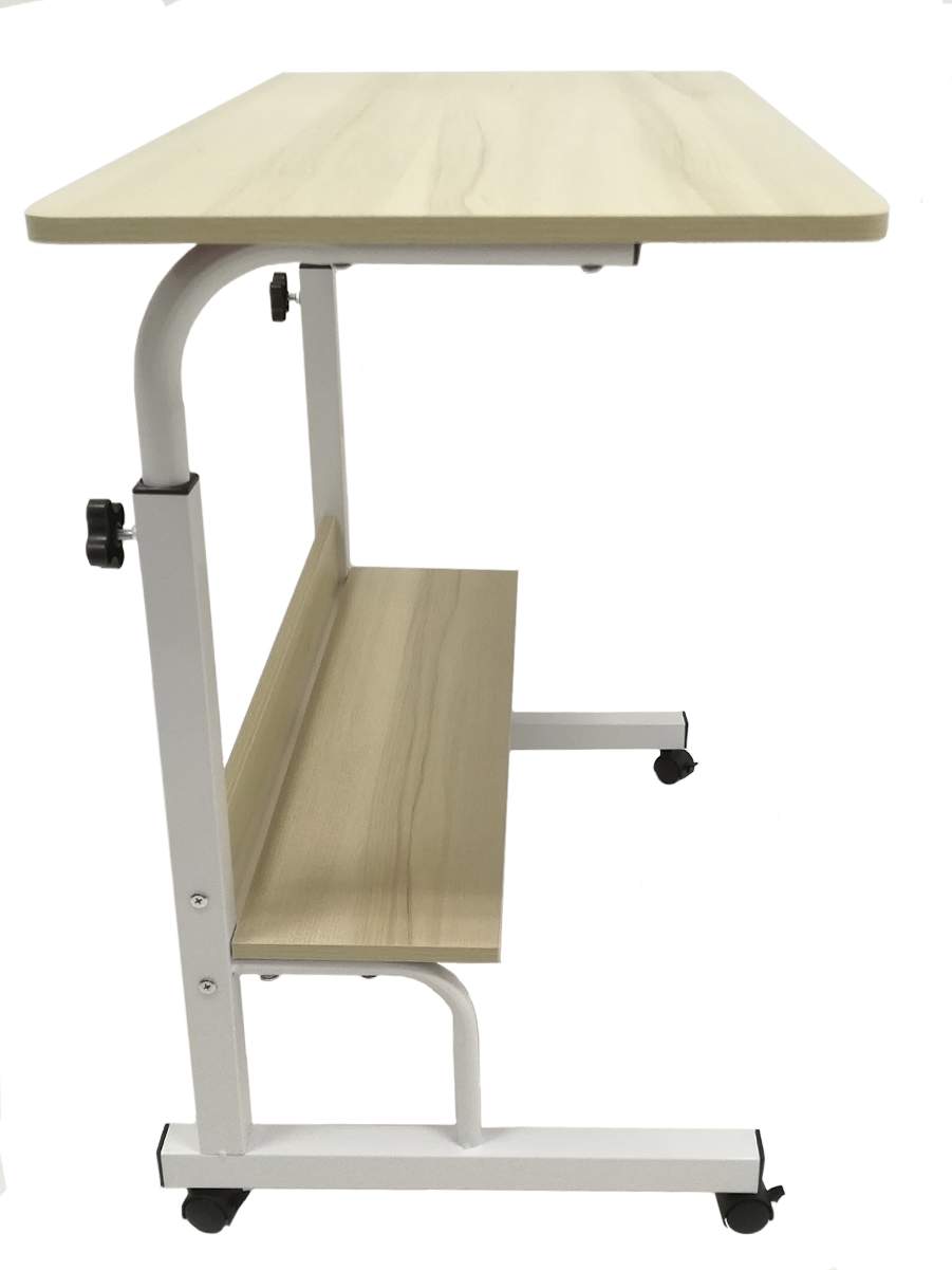 Прикроватный стол URM для ноутбука или планшета на колесиках