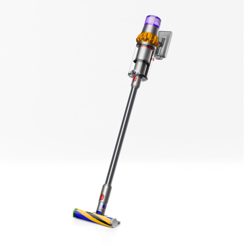 Вертикальный пылесос Dyson V15 Detect Absolute SV22, Yellow/Nickel - купить в Умная Техника, цена на Мегамаркет