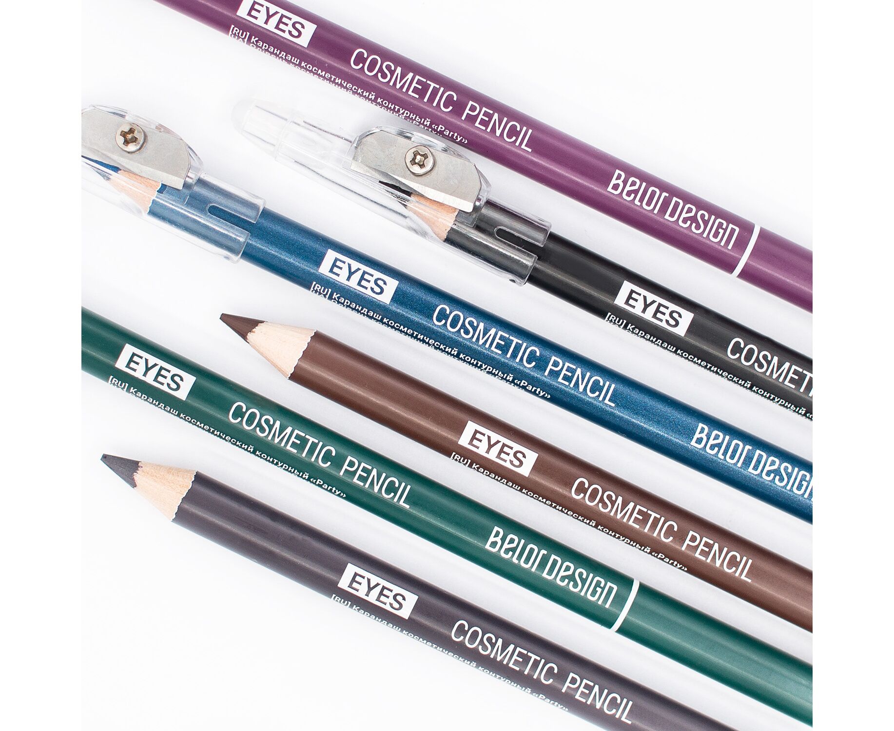 Контурный карандаш для глаз Belor Design PARTY, 1.2 гр. (20 серый)