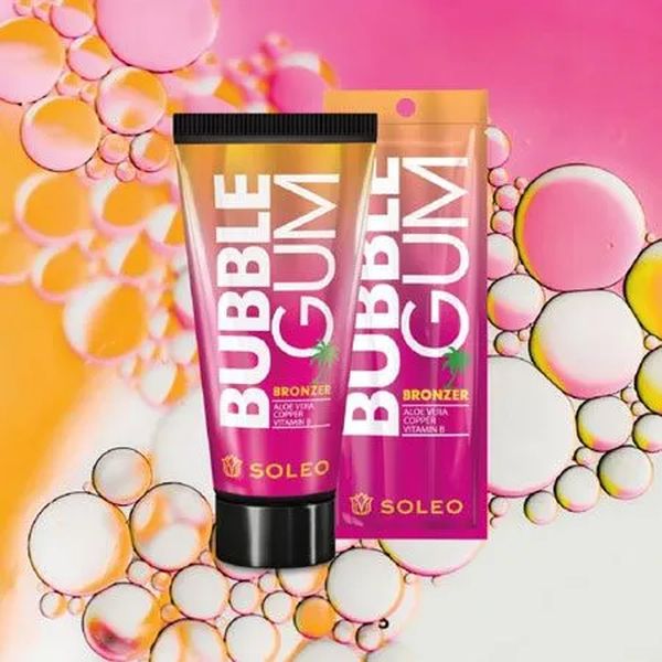 Soleo Bubble gum ускоритель загара с бронзатором, разные объемы. – 60 руб.!