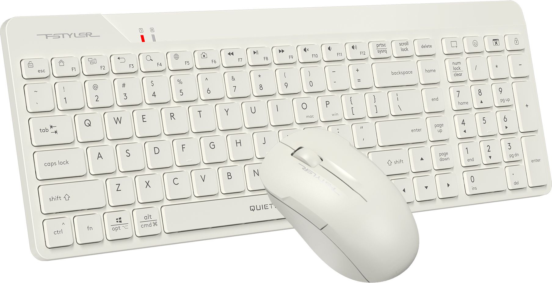 Клавиатура + мышь A4Tech Fstyler FG2300 Air, купить в Москве, цены в интернет-магазинах на Мегамаркет