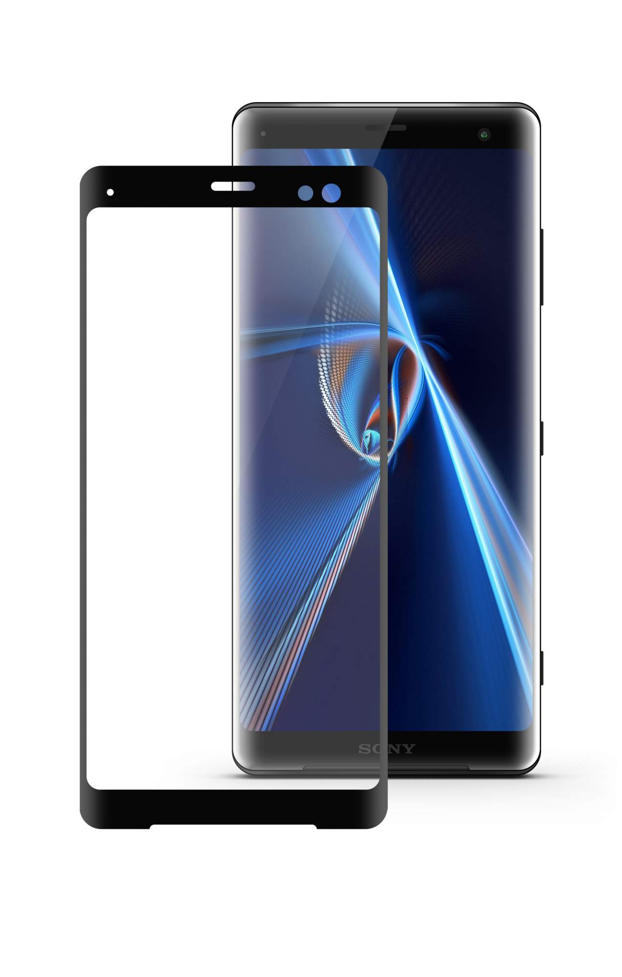 Защитное стекло Mobius для Sony Xperia XZ3 3D Curved Edge (Black)/4232-244