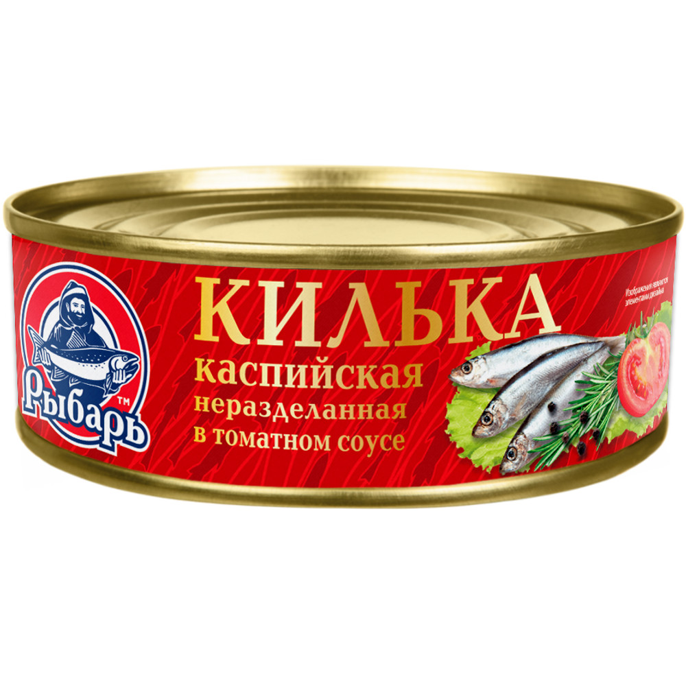 Купить килька Рыбарь каспийская, неразделанная, в томатном соусе, 230 г, цены на Мегамаркет | Артикул: 100051115579