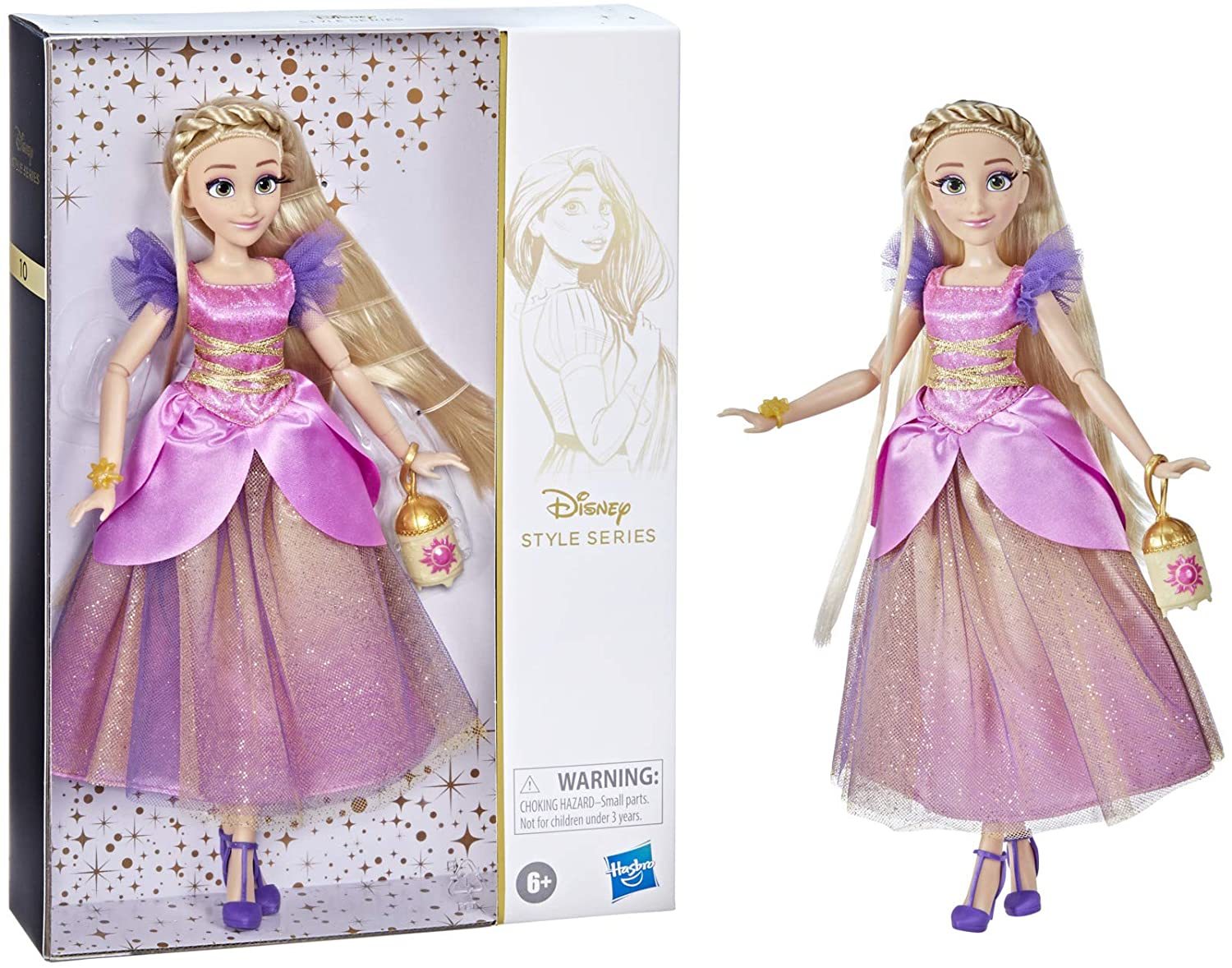 Купить кукла Disney Princess Hasbro Рапунцель Style Series 10 F1247, цены  на Мегамаркет | Артикул: 600003701112