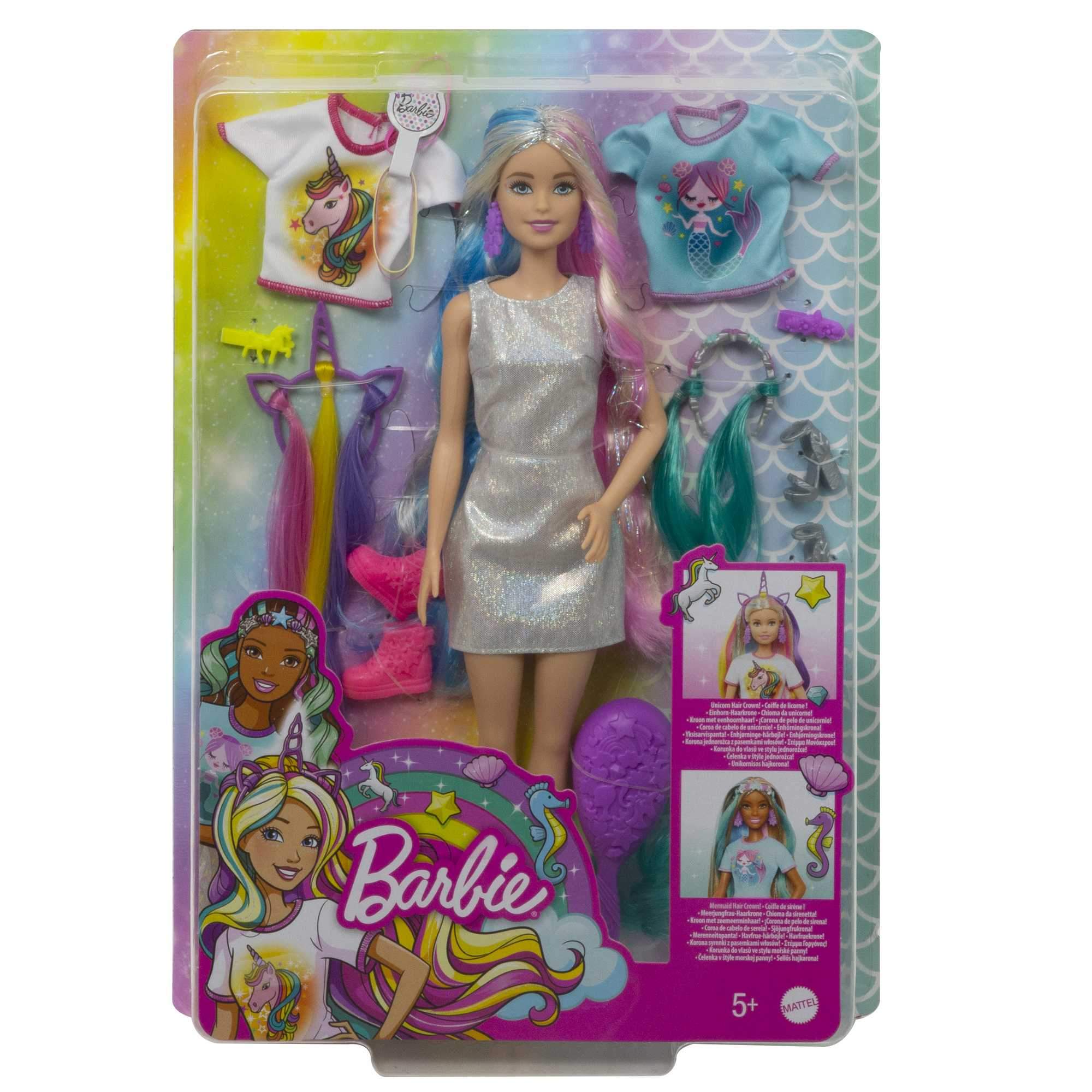 Отзывы о кукла Барби Barbie Радужные волосы GHN04 - отзывы покупателей на  Мегамаркет | куклы Barbie GHN04 - 600003701074