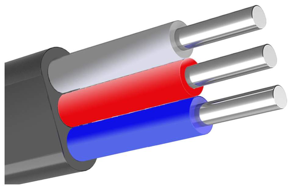 Кабель АВВГ 3х2.5 плоский Ч (бухта) (м) Альгиз К ФР-00000423 – купить в Москве, цены в интернет-магазинах на Мегамаркет
