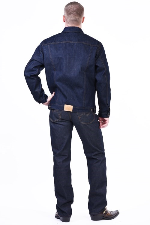 Джинсовая куртка мужская Montana 5054UnWash синяя 2XL