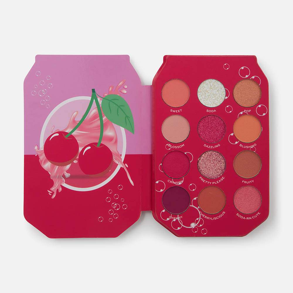 Палетка теней для век I HEART REVOLUTION Cherry Cola Shadow Palette 12 цветов, 6 г - отзывы покупателей на Мегамаркет | тени для век