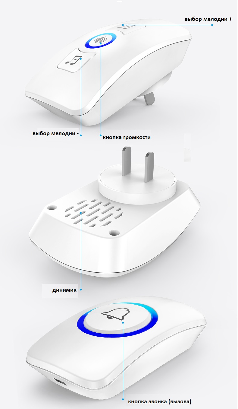 Звонок дверной беспроводной для дома,CLASSIC,от сети 220 В, до 150 м –  купить в Москве, цены в интернет-магазинах на Мегамаркет