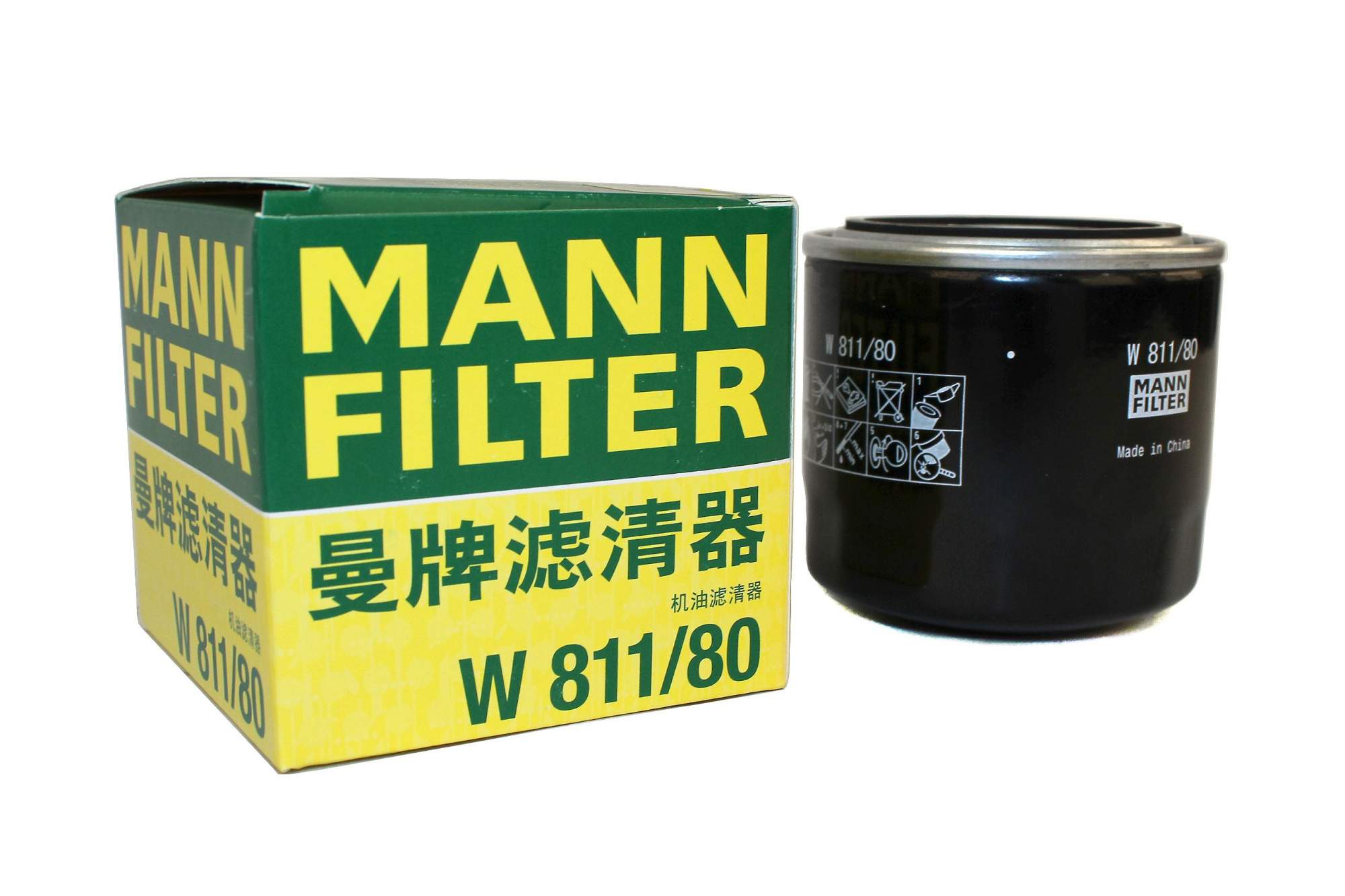 Купить фильтр масляный двигателя MANN-FILTER W811/80, цены на Мегамаркет |  Артикул: 100022801112