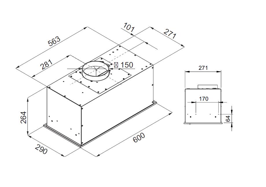 Kuppersberg ibox 60 b схема встраивания