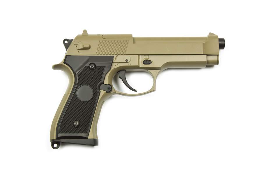 Пистолет Cyma Beretta M92 TAN AEP (CM126TN) - купить в Москве, цены на Мегамаркет | 600003412763