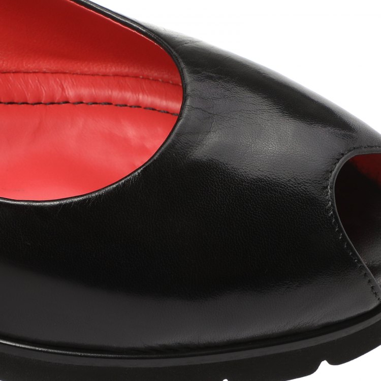 Туфли женские Pas De Rouge 2363 черные 36 EU