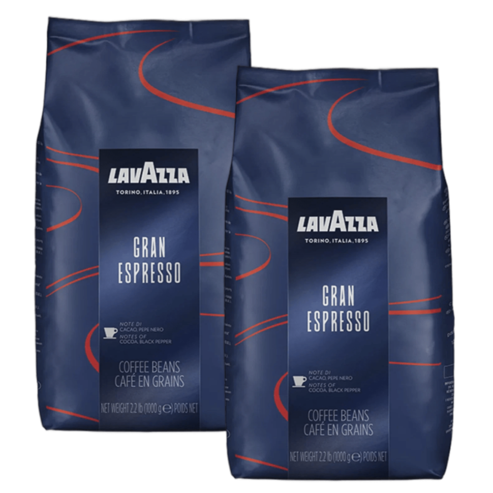 Купить кофе зерновой Lavazza ган Эспрессо, 2 шт по 1 кг, цены на Мегамаркет | Артикул: 600012524218